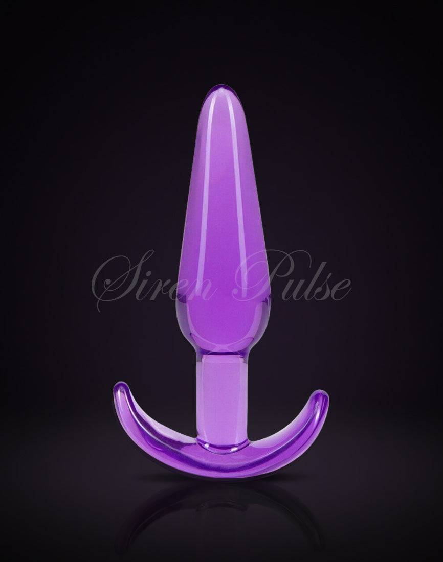 CRYSTAL GLASS LARGE BUTT PLUG