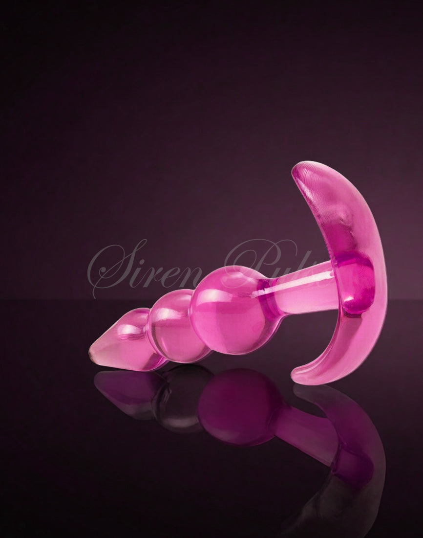 PINK SEDUCTION: BEADED ANAL PLUG