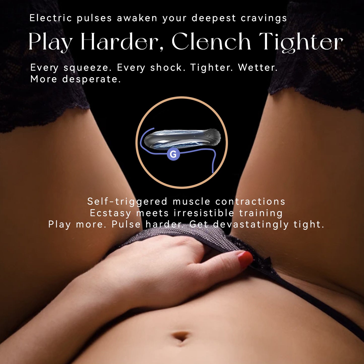 Siren Pulse electro shock dildo vibrator BDSM sex toy with electric pulses