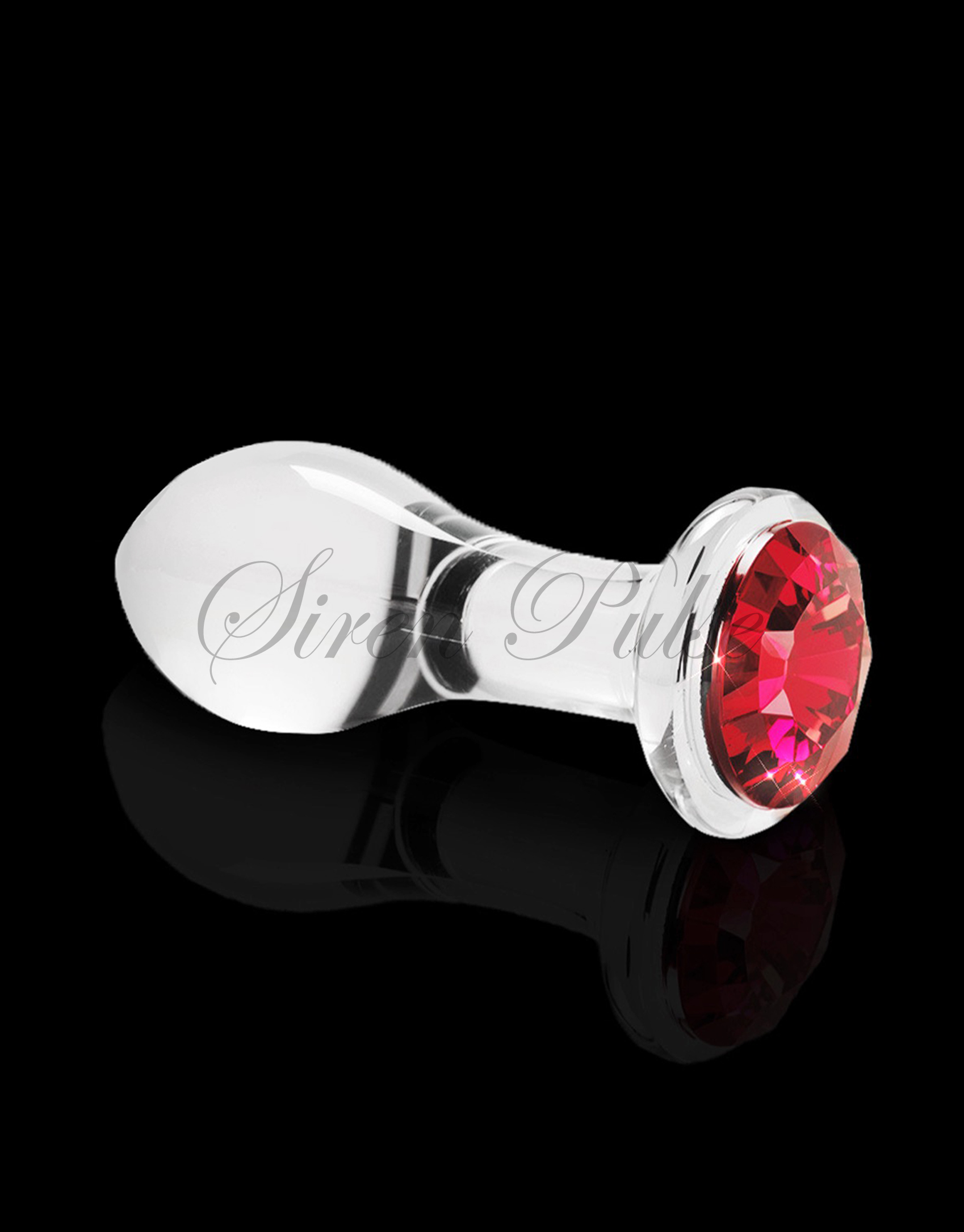 Large Glass Butt Plug for Temperature Play | Siren Pulse Large Glass Butt Plug for Temperature Play | Siren Pulse