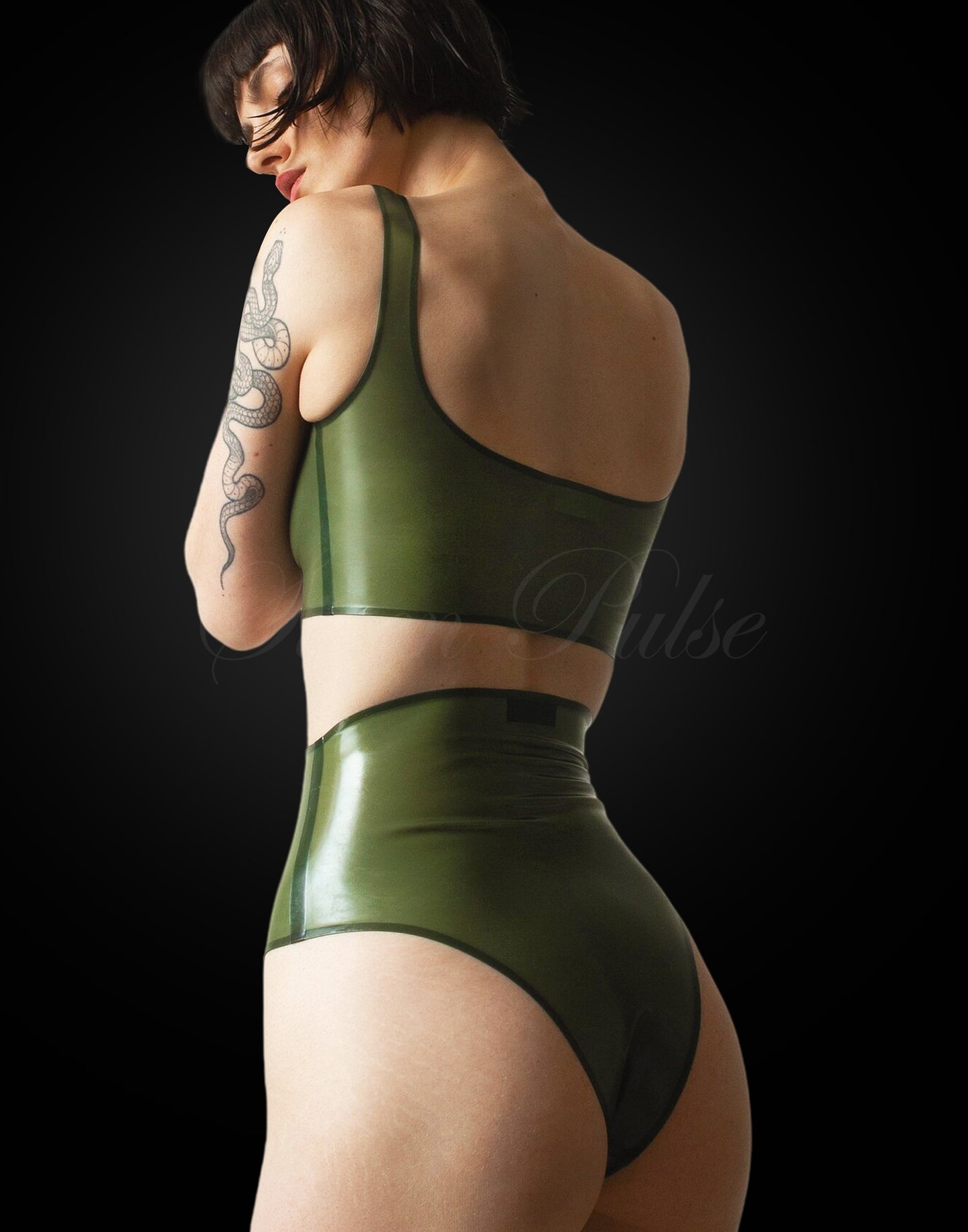 TEMPTRESS BOND™ LATEX LINGERIE SET
