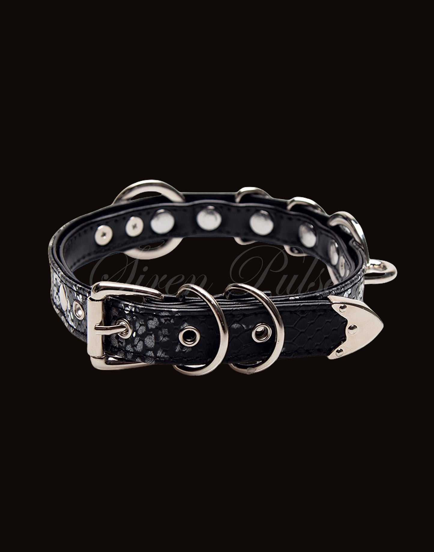 SCALED VOW™ RESTRAINT COLLAR BLACK