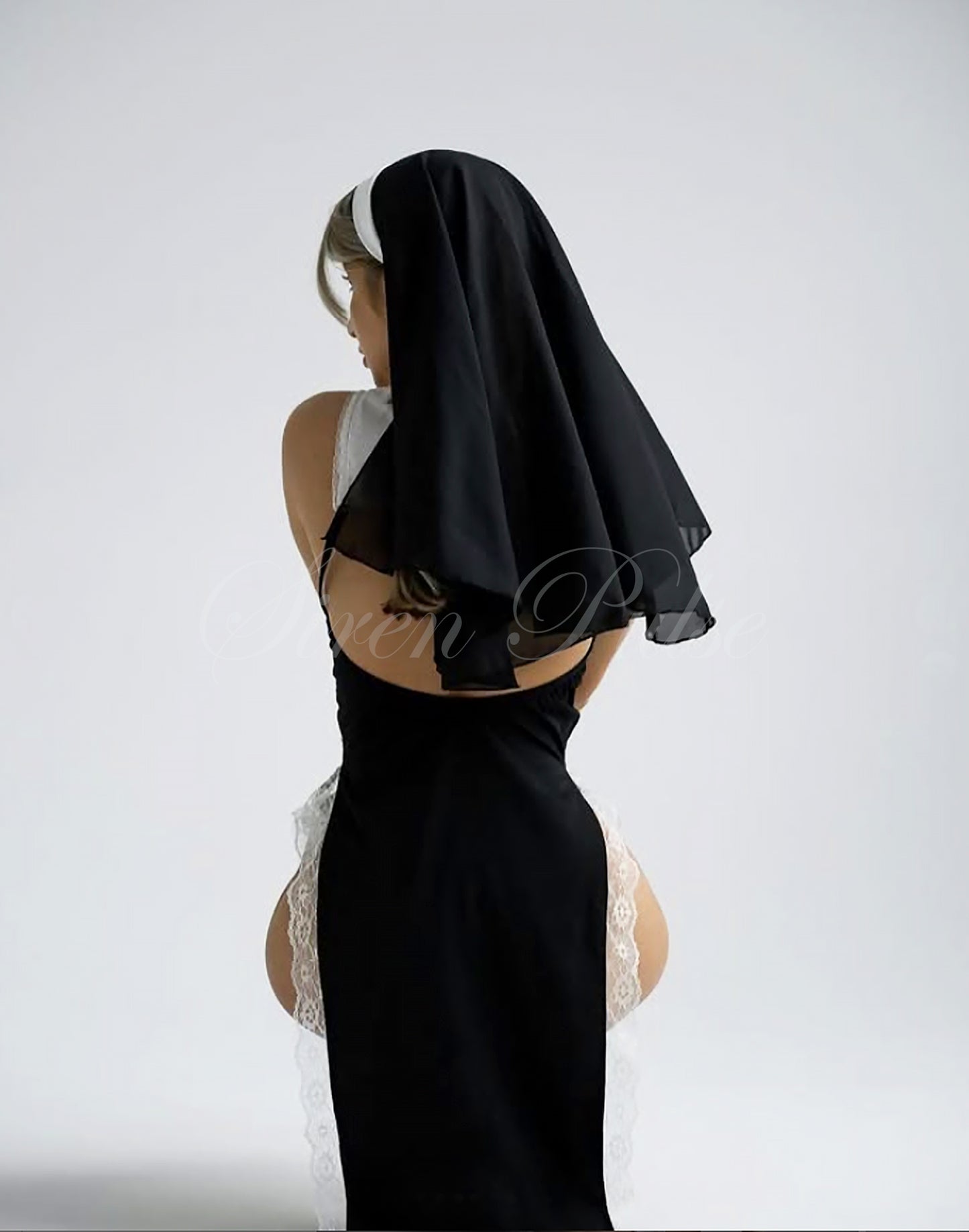 BLASPHEMOUS NUN LINGERIE SET