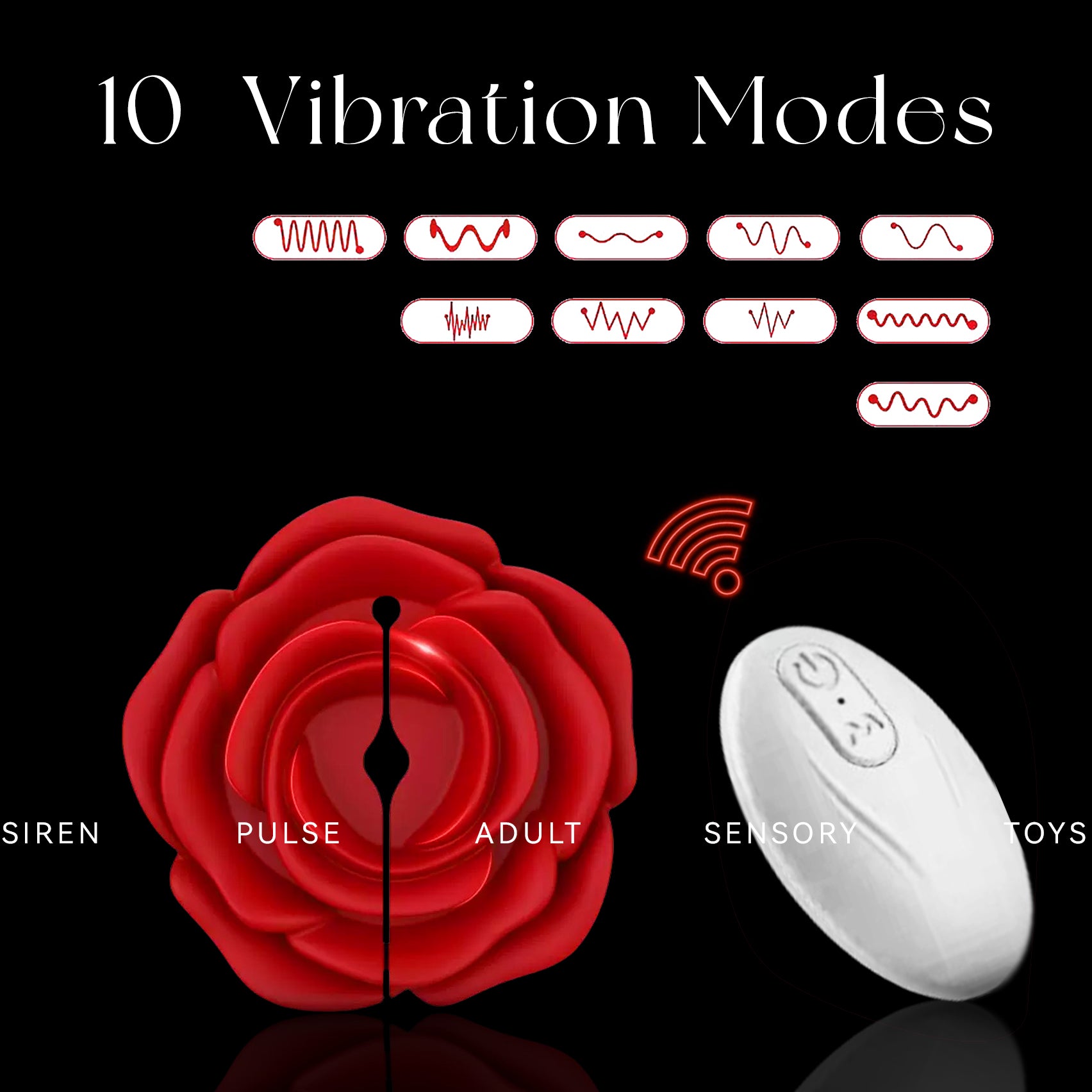 Rose Vibrating Nipple Clamps: BDSM Nipple Sex Toy | Siren Pulse Rose Vibrating Nipple Clamps: BDSM Nipple Sex Toy | Siren Pulse