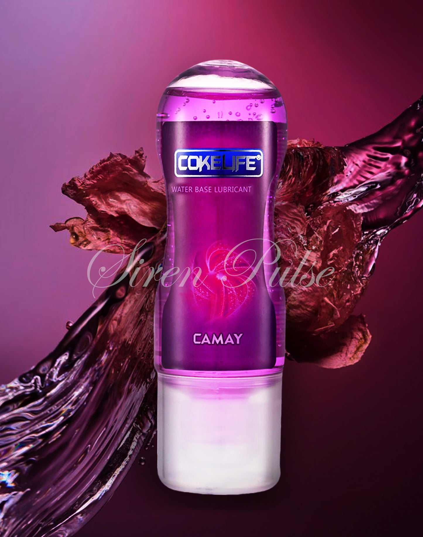 Siren Pulse Sex Wellness Camay Flavored Sexual Water Base Lubricant For Women and Men.