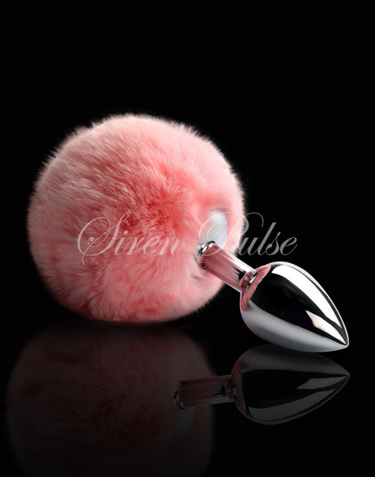 DADDY'S GIRL BUNNY TAIL BUTT PLUG PINK