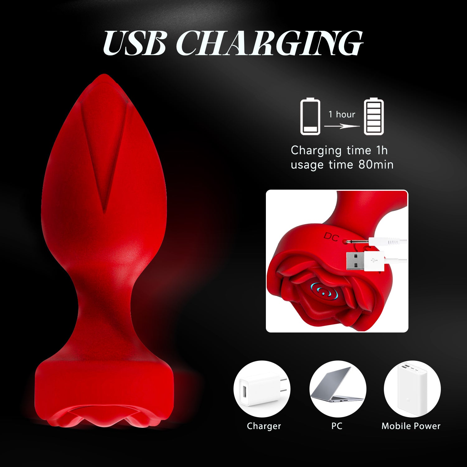 Black Anal Vibrator for Deep Prostate Pleasure | Siren Pulse Black Anal Vibrator for Deep Prostate Pleasure | Siren Pulse