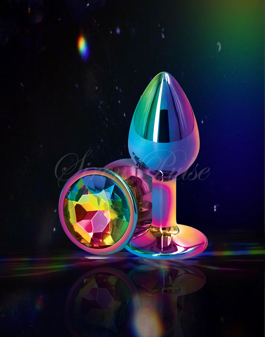 Siren Pulse Rainbow Glory Multicolor Diamond Anal Plug – Perfect for Unique Stretch & Sensational Pleasure