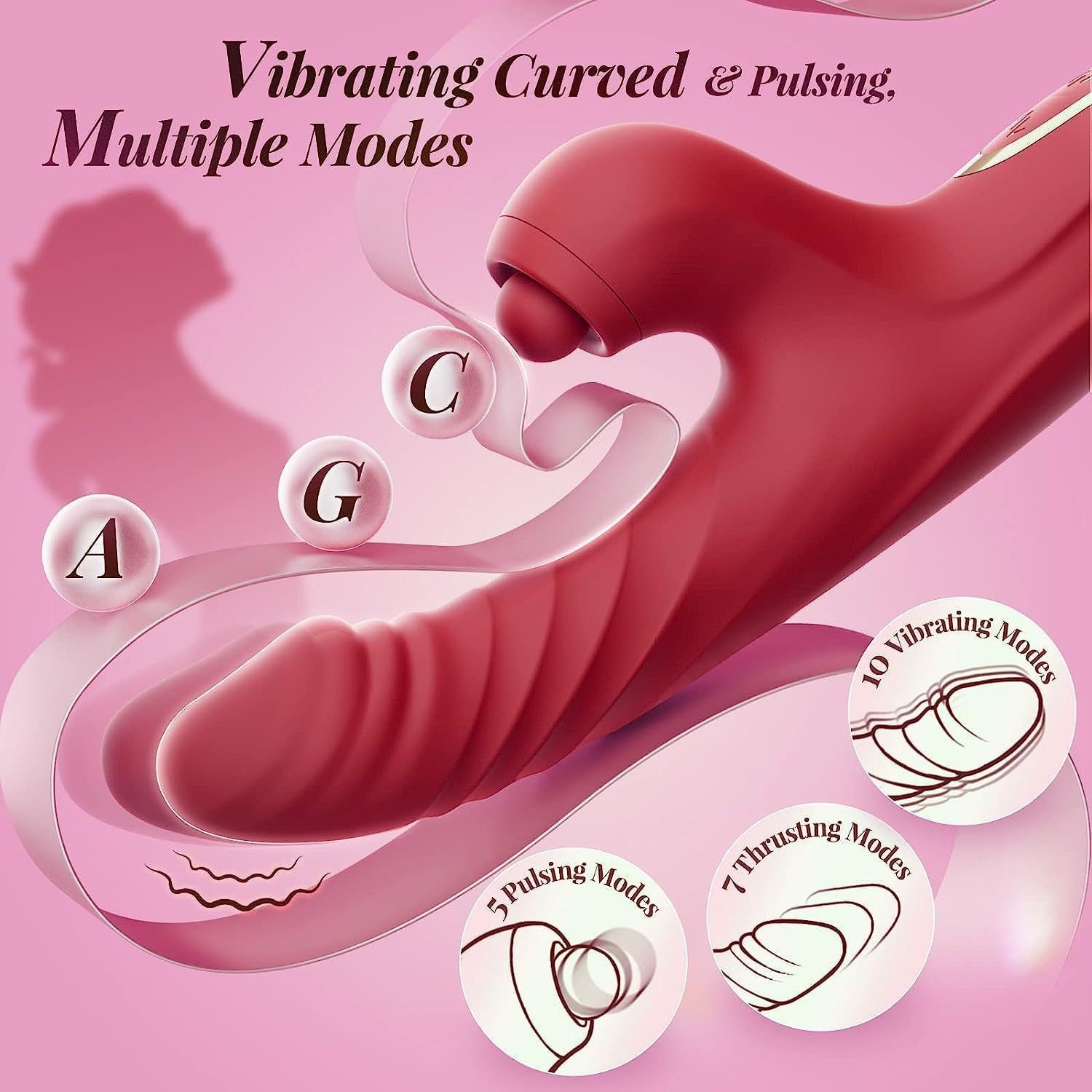 Discover intense pleasure with Siren Pulse's Clitoral Licking G Spot Vibrator, Sucking Vibrator, and Thrusting Vibrator. Experience ultimate satisfaction and unforgettable sensations.