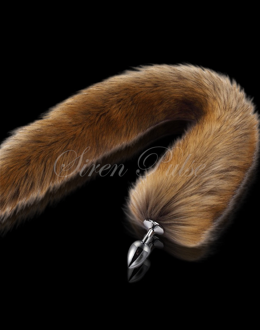 LUSTFUL HUNT FOX TAIL BUTT PLUG – For Butt Plug Teasing & BDSM Play

