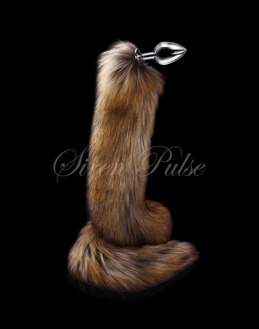 LUSTFUL HUNT FOX TAIL BUTT PLUG – For Butt Plug Teasing & BDSM Play


