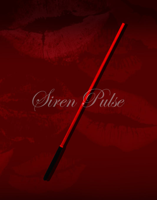 Siren Pulse Yes Ma'am BDSM red punishment cane, explore more adult sensory toys, BDSM tools, ball gags, and more here!