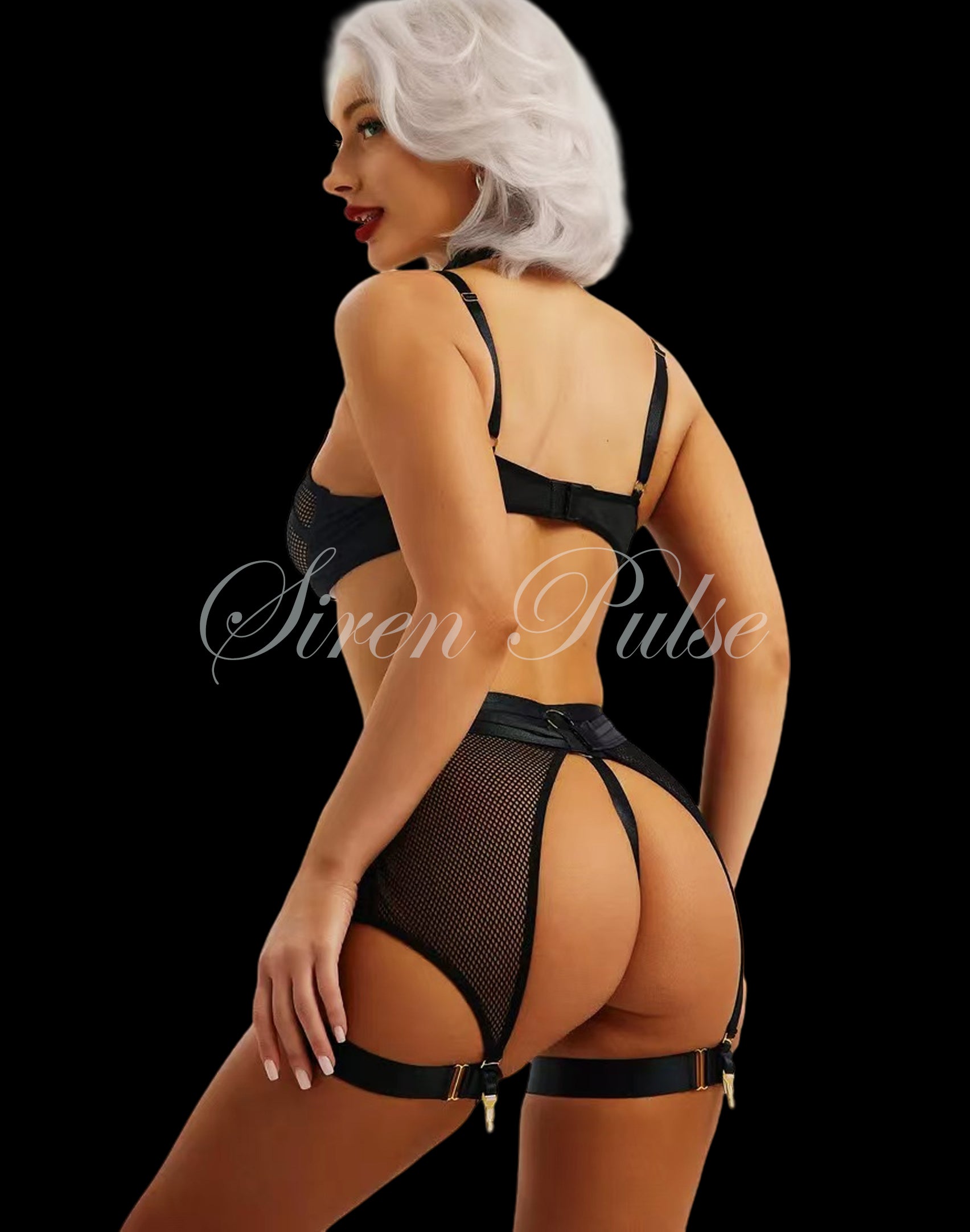 YES MA'AM Sheer BDSM Dominatrix Lingerie | Siren Pulse YES MA'AM Sheer BDSM Dominatrix Lingerie | Siren Pulse