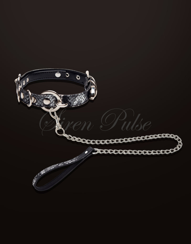 SCALED VOW™ RESTRAINT COLLAR BLACK