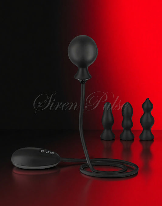 VORTEXCORE™ VIBRATING INFLATABLE PLUGS SET