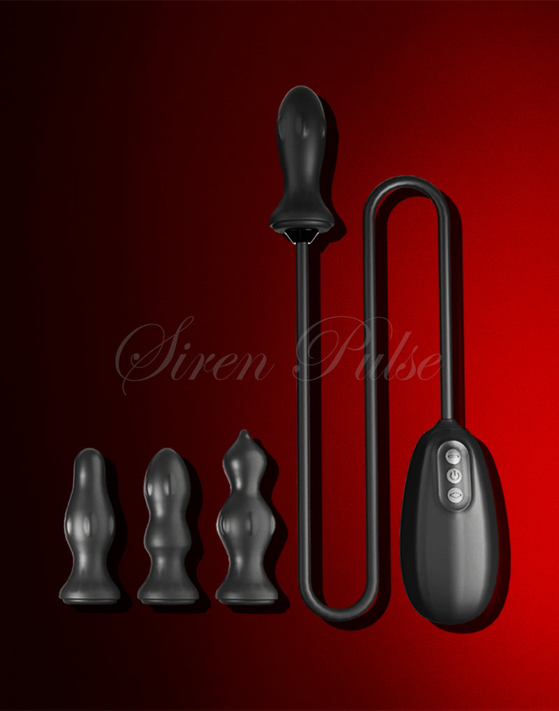 VORTEXCORE™ VIBRATING INFLATABLE PLUGS SET - second image